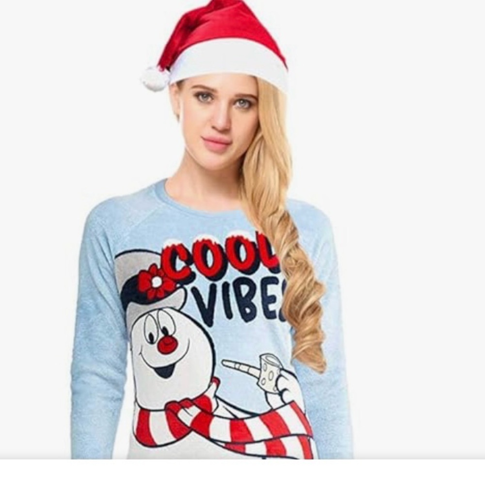 Frosty & the snowman pajama shirt